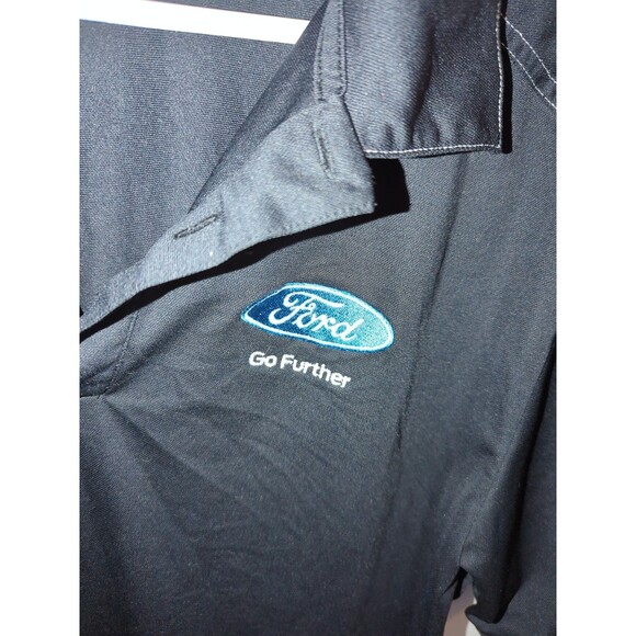 FORD Black Sport Tek Size XL Polo Shirt - Picture 2 of 5